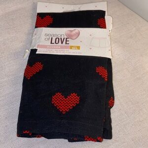 Valentine’s Day mens M to L boxers Black and Red Heart Boxers waist 32 38 in